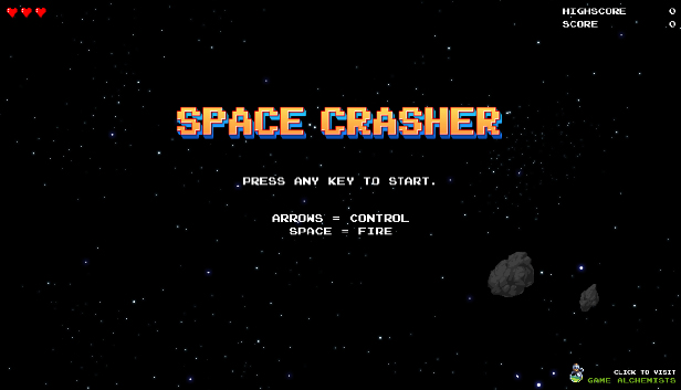 Space Crasher Banner